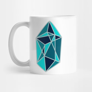 Faceted Gemstone- Blue Mug